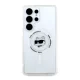 Dėklas Karl Lagerfeld Button Choupette MagSafe Samsung Galaxy S25 Ultra, baltas