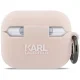 Karl Lagerfeld Silicone Chaupette Head 3D dėklas AirPods Pro 3, rožinis