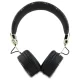 Belaidės ant ausų dedamos ausinės Guess 4G Triangle Round Shape ENC GUBH70E4PTMK, juodos