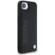 BMW Leather Hot Stamp dėklas, skirtas iPhone 16e, juodas
