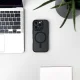 Dėklas su blizgučiais Samsung Galaxy A37 su MagSafe, juodas