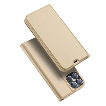 Dux Ducis Skin Pro dėklas, skirtas iPhone 12 Pro Max, auksinis