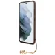 Guess 4G Charms Collection case for Samsung Galaxy A55 - brown
