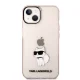 Karl Lagerfeld Ikonik Choupette Case for iPhone 14, Pink