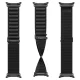 Nailoninis dirželis Spigen WBF1 laikrodžiui Samsung Galaxy Watch Ultra 47mm, juodas