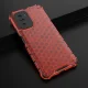Dėklas Xiaomi Poco F3 / Redmi K40 / K40 Pro, Honeycomb su TPU, raudonas