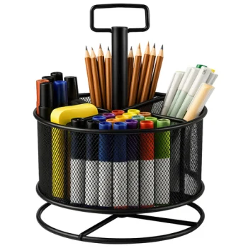 Besisukantis stalo organizatorius Maaleo 26290, 4 skyriai, metalinis tinklelis, juodas