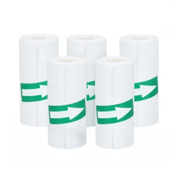Terminio popieriaus ritinėliai spausdintuvui Wozinsky WDT / HURC10, 57 mm x 5 m, 5 vnt., balti