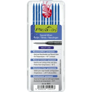 Pieštuko šerdelės Pica DRY 4041, 2.8 mm, 10 vnt., mėlynos