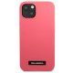 Karl Lagerfeld Silicone Plaque dėklas iPhone 13 mini, fuksija