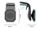 Magnetic Car Phone Holder for Air Vent, Black