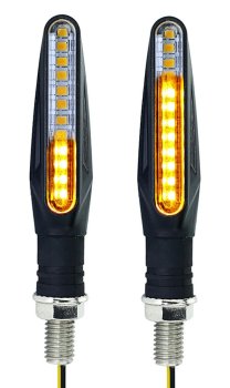 Universal Dynamic LED Motorcycle Turn Signals, 2 Pcs
