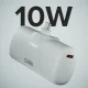 Išorinė baterija SBS EcoPower 5000 mAh 10W su integruota USB-C jungtimi, pilka