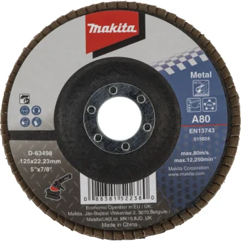 Makita lapelinis šlifavimo diskas 125 mm A80 D-63498