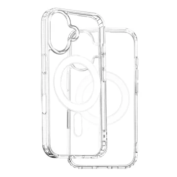TFO Anti Shock Mag dėklas Apple iPhone 16 (6.1"), 1.5 mm, skaidrus