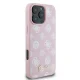 Guess dėklas iPhone 16 Pro su MagSafe, Peony Script Logo, rožinis