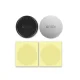Tech-Protect MetalPlate magnetic plates for car holders - black and silver (2 pcs.)