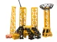 RC nuotolinio valdymo statybinis kranas su priedais, 128 cm