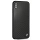 BMW Signature Carbon dėklas iPhone XS Max telefonui, juodas