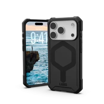 UAG Essential Armor MagSafe dėklas iPhone 17 Pro telefonui, juodas