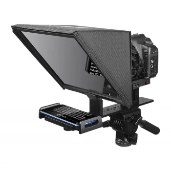Teleprompteris Desview T12 su nuotolinio valdymo pultu ir dėklu