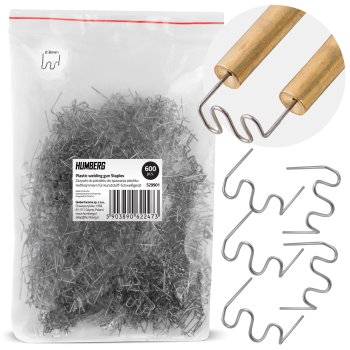 Humberg Type A Plastic Welder Staples 8mm (600 Pcs)