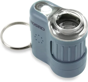 Kišeninis mikroskopas Carson MicroMini, 20x, mėlynas