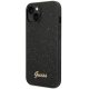 Guess iPhone 14 Plus / 15 Plus Case Glitter Script, Black