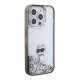 Karl Lagerfeld dėklas iPhone 15 Pro Max telefonui Liquid Glitter Choupette