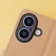 Atverčiamas dėklas Smart Triangle skirtas Xiaomi Redmi A7 Pro, rudas