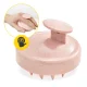 Silicone Scalp Massager Shampoo Brush 4FIZJO, light pink