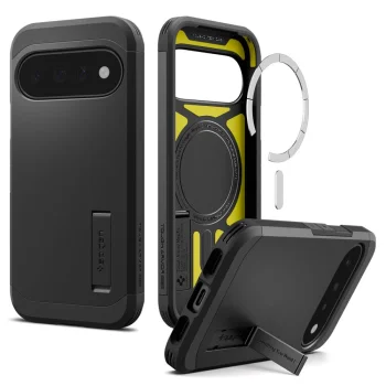 Spigen Tough Armor Mag MagSafe dėklas Google Pixel 11, juodas