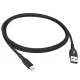 Maclean MCE845B USB į Apple 8-pin laidas 2.4A 1m, juodas