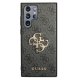Guess dėklas Samsung Galaxy S22 Ultra telefonui, pilkas (4G Big Metal Logo)