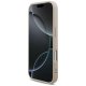 Guess 4G Strap Triangle Logo MagSafe dėklas skirtas iPhone 17 Pro, rožinis