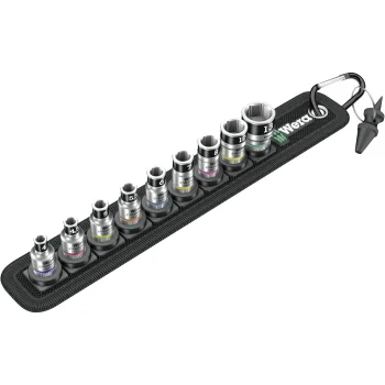 Wera Belt A 1 Zyklop galvučių rinkinys 1/4", 10 dalių