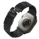 Uniq Osta Strap Case for Apple Watch 42/44/45/ 49mm Series 1/2/3/4/5/6/7/8/SE/SE2/Ultra Stainless Steel - Black