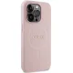 Guess Saffiano MagSafe dėklas telefonui iPhone 14 Pro, rožinis