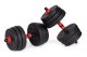 Reguliuojamas svarmenų ir štangos rinkinys Movepro, 2x20 kg (40 kg)