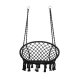 Luaro Pakabinamas krėslas Gandro lizdas, 80cm, juodas, iki 150kg