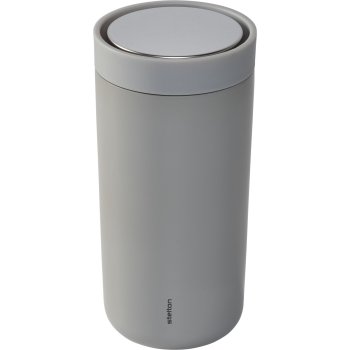 Stelton To Go Click termo puodelis 0.4 L, šviesiai pilkas