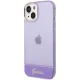 \"Guess Translucent\" dėklas \"iPhone 14 Plus\" telefonui, violetinis