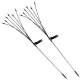 Saulės energijos sodo šviestuvai su LED rutuliais, 2 vnt., 70 cm