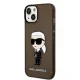 Karl Lagerfeld Ikonik Karl dėklas iPhone 14 Plus / 15 Plus, juodas