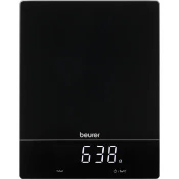 Beurer KS 34 XL Digital Kitchen Scale, 15 kg, Black