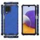 Dėklas Samsung Galaxy A22 4G Honeycomb Case su TPU rėmeliu, mėlynas