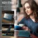 Atverčiamas dėklas Samsung Galaxy A34 (SM-A346) CASEME, mėlynas