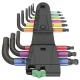 Šešiakampių raktų rinkinys Wera 950/9 Hex-Plus Multicolour 2, 1.5–10 mm, 9 dalių