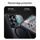 ESR Classic Hybrid MagSafe dėklas telefonui Samsung Galaxy S26 Ultra, Clear Black