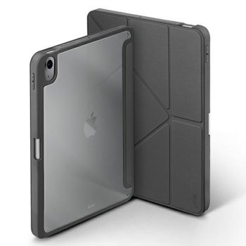Atverčiamasis dėklas Uniq Moven, skirtas iPad Air 10.9 (2022/2020), pilkas